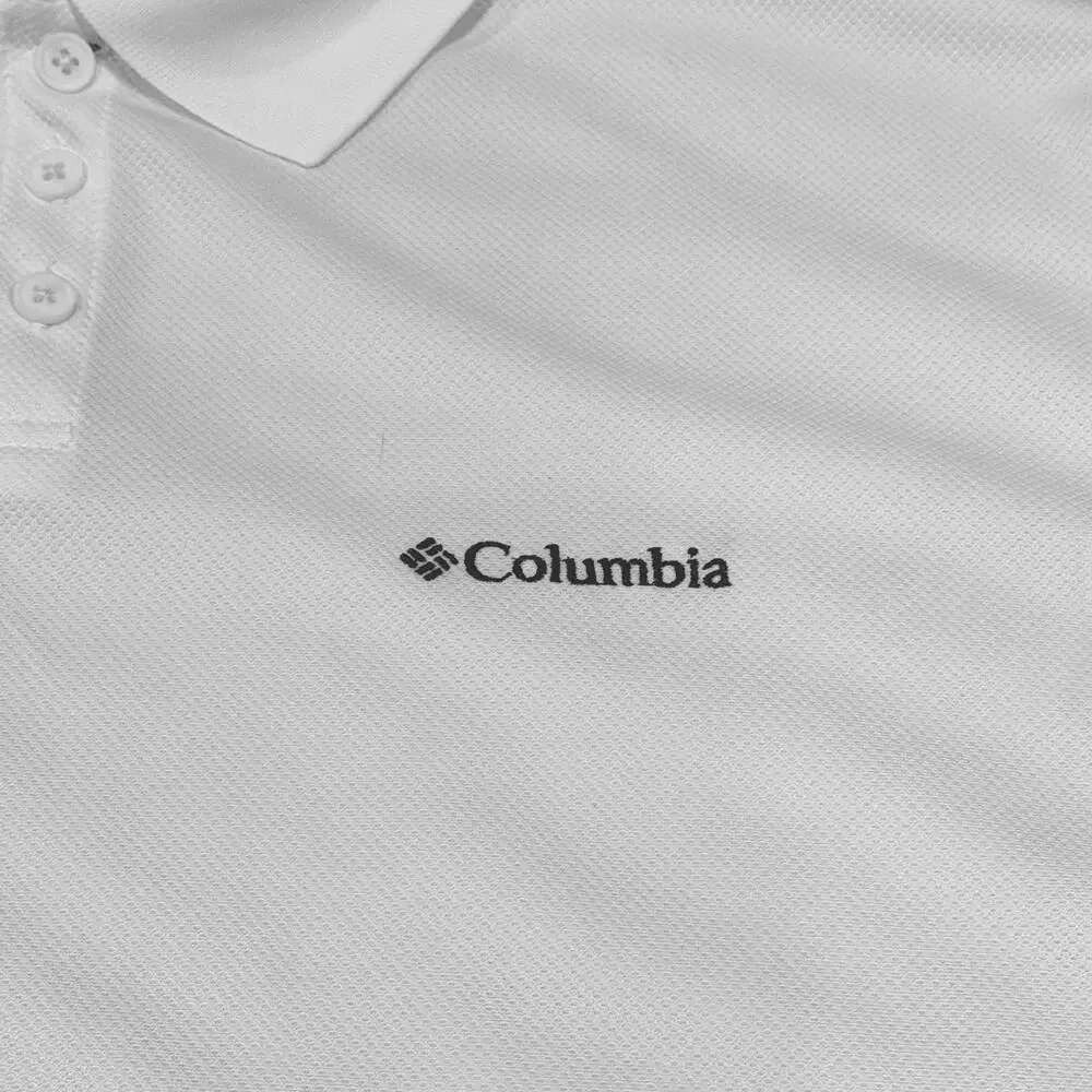 Columbia Utilizer Men's Polo White Omni Shade UPF Protection Size XXL NWOT